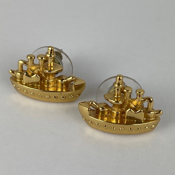kate spade Jewelry - Kate Spade Steamboat Gold Earrings